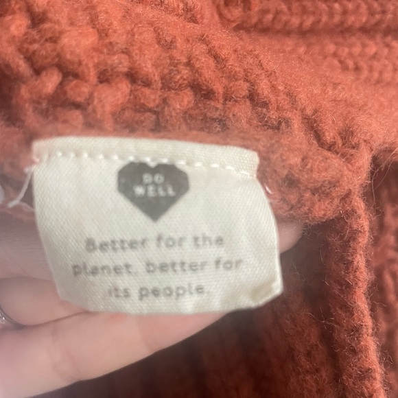 Madewell Ridgecrest Cable Pullover Wool-Blend Sweater. Pre-Owned. - Picture 9 of 11